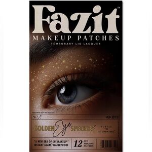 Fazit Golden Eye Sparkles Temporary Tattoo Eye Makeup